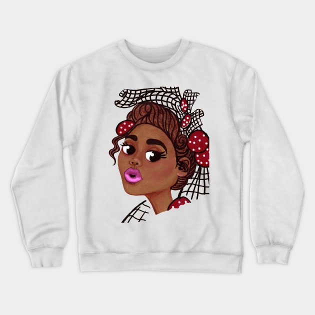 fashion mulatto Crewneck Sweatshirt by tetiana12.art